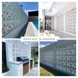 Precast Diamond Ventilation Blocks