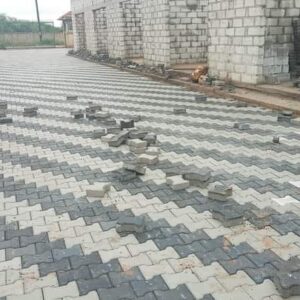 Laying of Paving Blocks