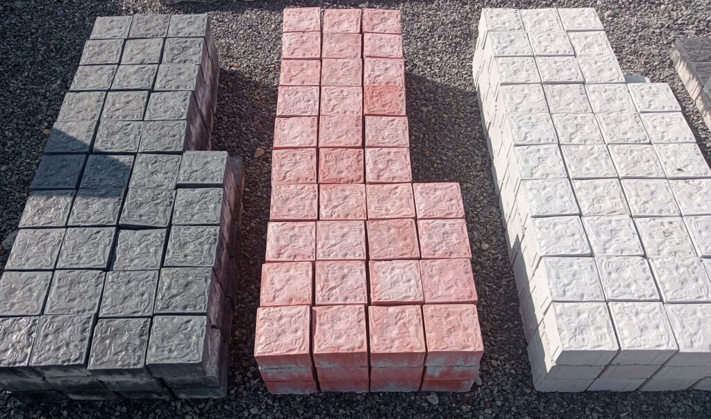 60mm Cobble Stones in KenyaSquare Stones