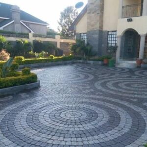 Circle Cobble Stones in Kenya