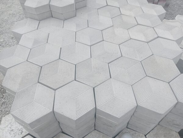 Grey Hexagon 3D Cabros