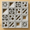 Concrete vent blocks with modern geometric designs manufactured by Cabro Blocks Factory Kenya for wall ventilation and decorative wall finishes.