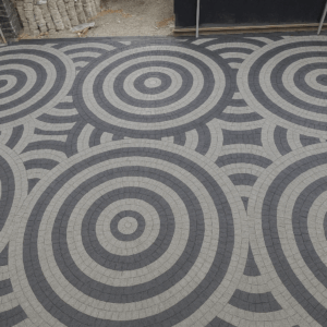Premium circular cobblestones paving in Kenya
