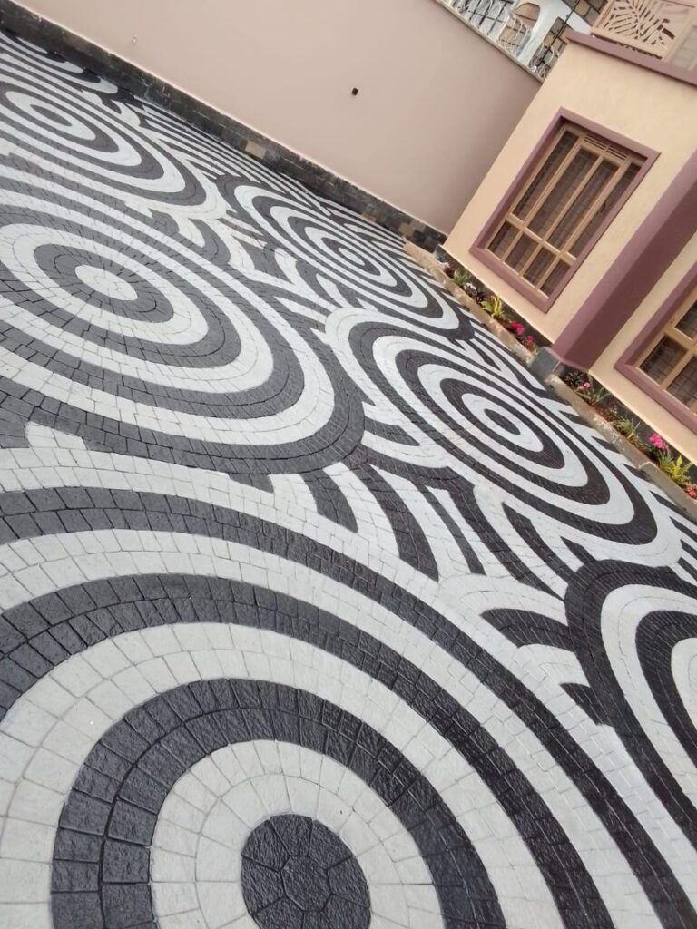 Round Pattern Cobblestones for Walkways - QUALITY CONCRETE PRODUCTS