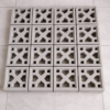 X-pattern 3D concrete vent blocks for perimeter walls and facade design in Kenya