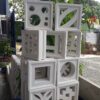 Decorative breeze blocks 200mm x 200mm x 60mm for ventilation and feature walls in Kenya