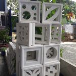 Decorative breeze blocks 200mm x 200mm x 60mm for ventilation and feature walls in Kenya