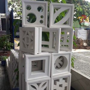 Decorative breeze blocks 200mm x 200mm x 60mm for ventilation and feature walls in Kenya