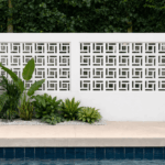 Puzzle ventilation blocks 200x200x60mm decorative concrete breeze blocks used for perimeter wall ventilation and architectural wall designs