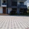 Cross Plus Round 60mm cabro blocks installed on a luxury residential driveway in Kenya.