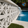 3D flower vent block 300x300x70mm in Kenya