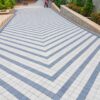 100x100mm square concrete cobblestones in Kenya for driveways and landscaping